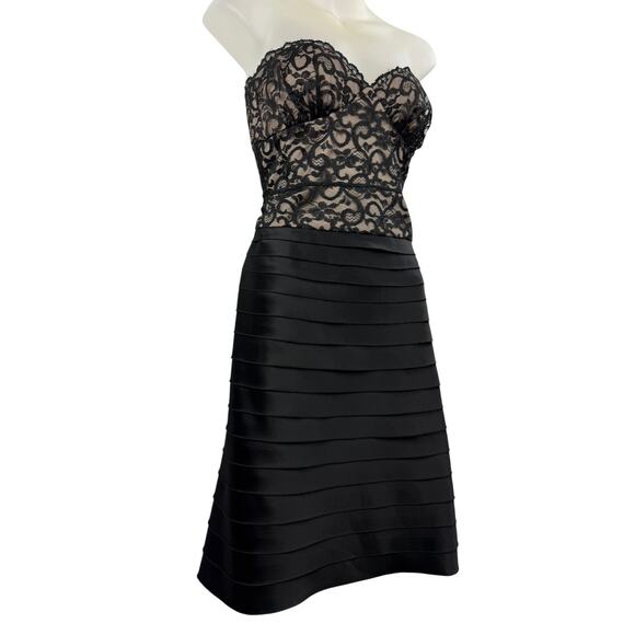 Y2K BCBGMAXAZRIA black lace corset dress - Picture 7 of 8